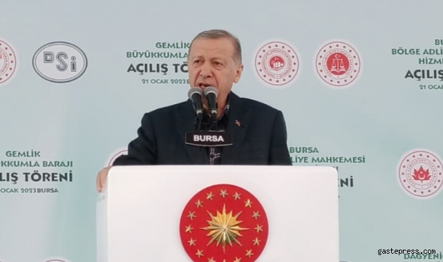 Cumhurbaşkanı Erdoğan: 'Barajlar olmazsa kuraklıkla mücadele edemezsiniz'