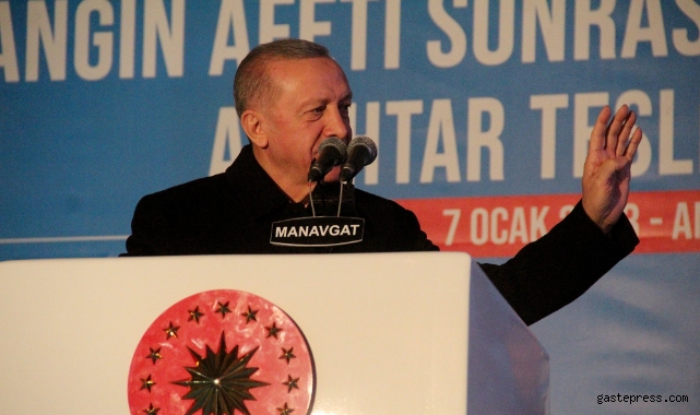 Cumhurbaşkanı Erdoğan'dan Manavgat'ta yapılan konutların hak sahiplerine müjde!