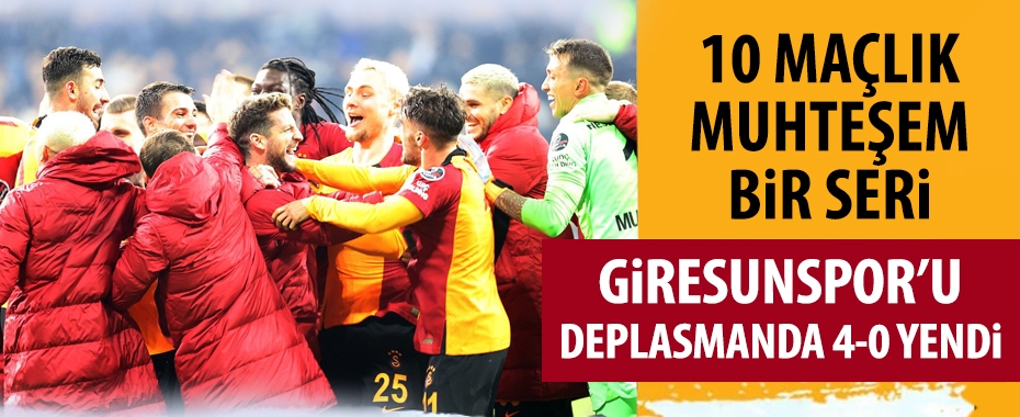 Galatasaray'ın bileği bükülmüyor!