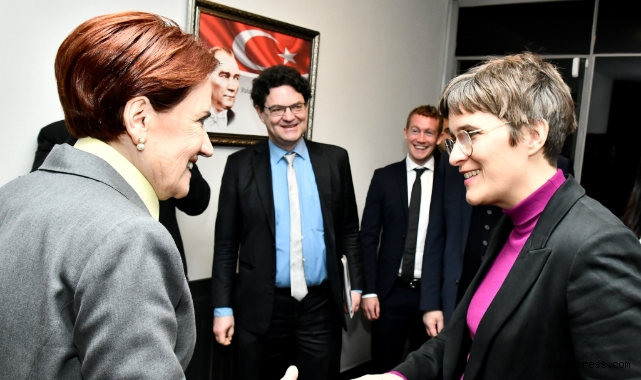 İYİ Parti lideri Akşener Alman heyeti makamında kabul etti!