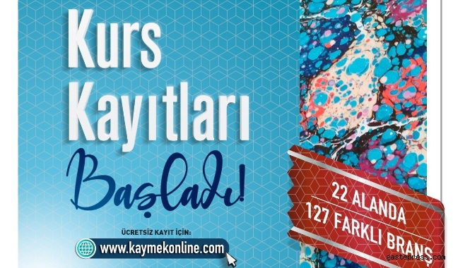 KAYMEK’in 2. dönem kurs kayıtlarına ilk saatlerden yoğun ilgi!
