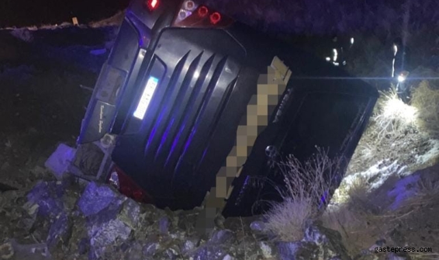Kayseri'de otobüs devrildi: 6 yaralı!
