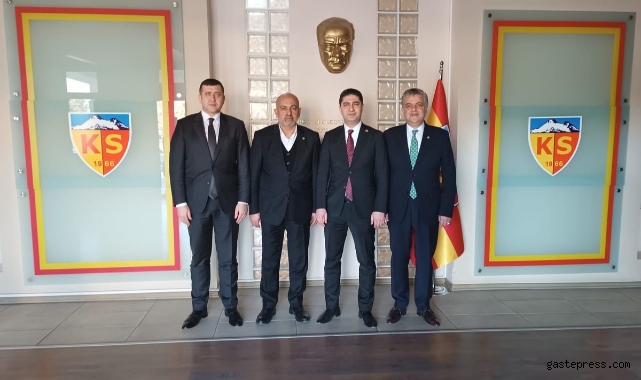 MHP'den Kayserispor'a hayırlı olsun ziyareti!
