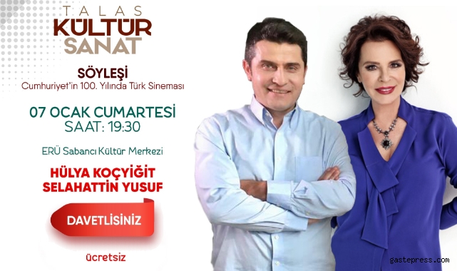 Ocak ayı Talas Kültür Sanat, Hülya Koçyiğit ile başlıyor!