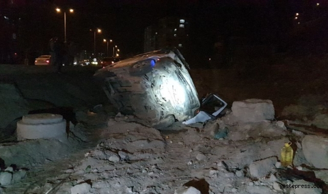 Yoldan çıkan minibüs devrildi: 1 ağır yaralı!