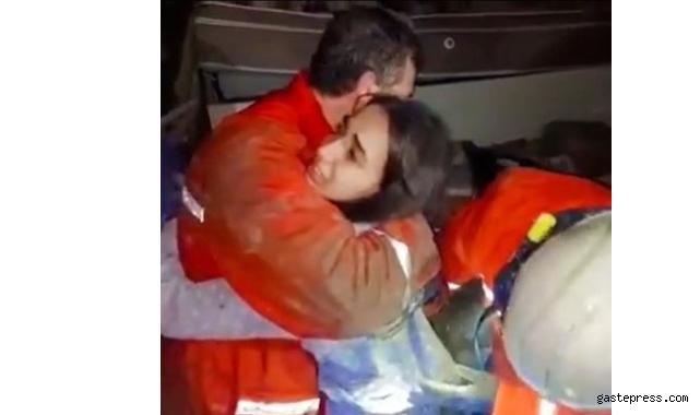 16 yaşındaki Şevval, enkazdan altından sağ kurtarıldı!