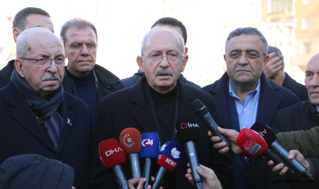 CHP Genel Başkanı Kılıçdaroğlu Diyarbakır'da deprem bölgesinde!
