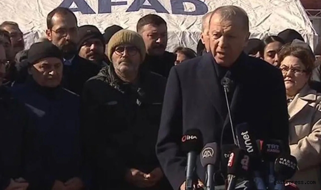 Cumhurbaşkanı Erdoğan, depremlerde 9 bin 57 kişinin hayatını kaybettiğini açıkladı!