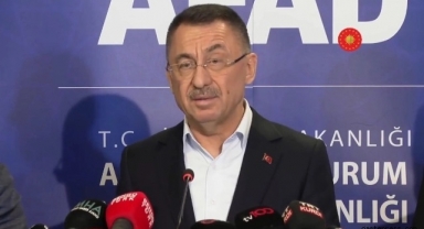 Cumhurbaşkanı Yardımcısı Fuat Oktay deprem bölgesindeki son durumu açıkladı!
