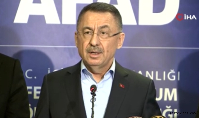 Cumhurbaşkanı Yardımcısı Oktay: “12 bin civarında iş makinesi çalışıyor”