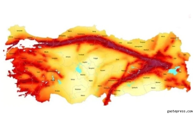 Deprem sonrası herkes bunu merak ediyor! Hangi ilde ne kadar diri fay var? İşte il il diri fay haritası...