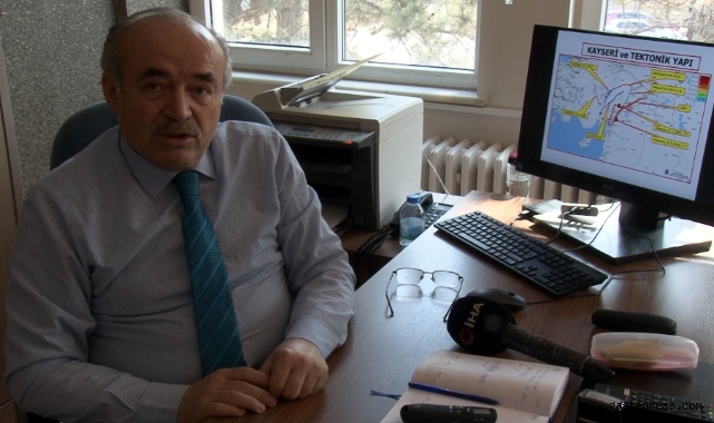 Jeoloji Mühendisi Evsen: "Kayseri'deki küçük ölçekli depremlerden korkmamak gerek"