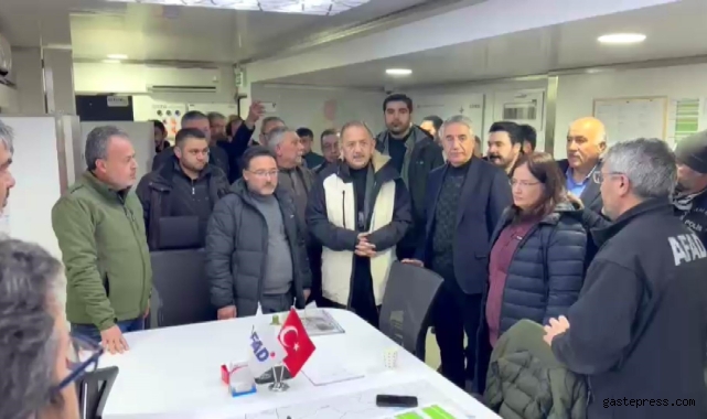 Kahramanmaraş Kriz Masasına Moral Ziyareti!
