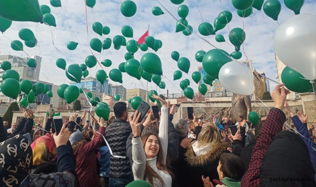 Kampanyası tamamlanan Hasan Çınar için balon uçuruldu!