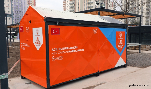Kayseri Talas Belediyesi’nden yine bir ilk: acil durum konteyneri!