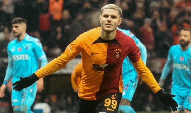 Maxi Gomez başladı, Mauro Icardi bitirdi! Galatasaray, Trabzonspor'u da geçti!