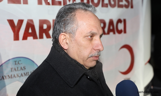 Talas’tan Deprem Bölgesine Gece Gündüz Yardım!