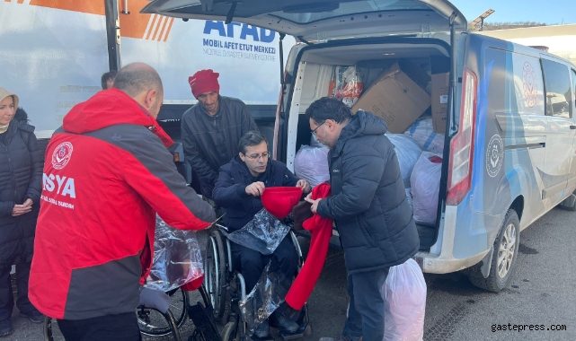 Vali Çiçek’ten afet bölgesi için üretim yapan engellilere teşekkür!