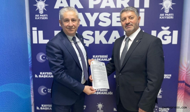 Ak Parti Kayseri Develi İlçe Başkanı Osman Turan'da  Milletvekili Aday Adaylığını açıkladı!