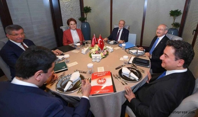 Altılı masanın cumhurbaşkanı adayı Kemal Kılıçdaroğlu oldu!