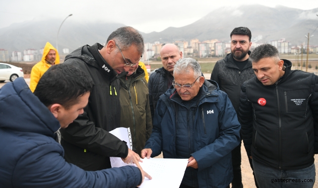 Başkan Büyükkılıç'tan Elbistan'da Kurulacak Modern Kentte İnceleme!
