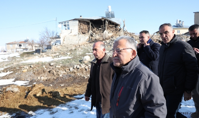 Büyükşehir'den 8 araç ve 53 personelle hasar tespit çalışmalarına destek!