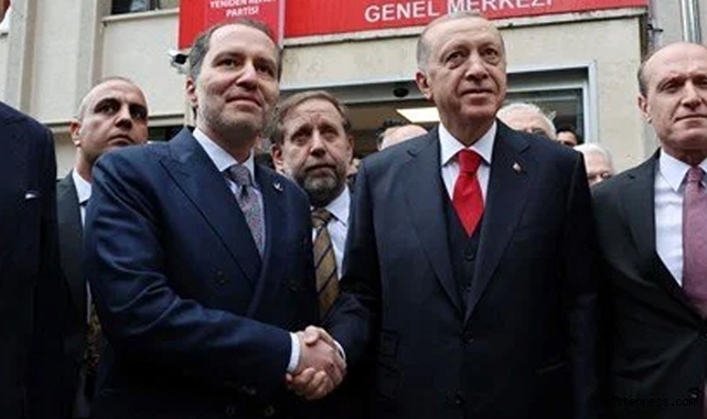 Cumhurbaşkanı Erdoğan, Yeniden Refah Partisi Genel Merkezi'ne geldi! Fatih Erbakan ile görüşüyor!
