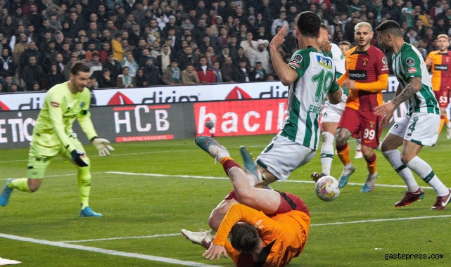 Galatasaray'ın serisine Konyaspor son verdi!