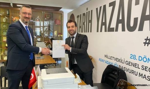 Gazeteci Serdar Gökhan Çiçek, Aday Adaylığı için başvurdu!