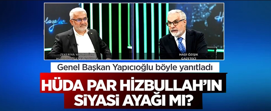 HÜDA PAR Hizbullah'ın siyasi ayağı mı? Zekeriya Yapıcıoğlu her şeyi Hadi Özışık'a anlattı!