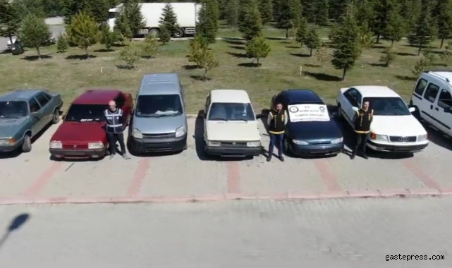 Kayseri polisinden oto farelerine operasyon: 3.5 milyon TL değerinde 13 oto ele geçirildi!