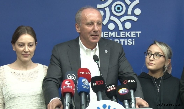 Memleket Partisi Lideri İnce: "(107 eski CHP'li vekilin çağrısı) O çağrıyı bana değil genel başkanlarına yapsınlar"