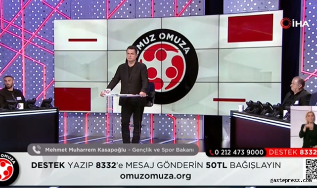 'Omuz Omuza' kampanyasında 845.7 milyon lira yardım toplandı!