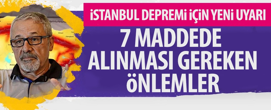 Prof. Dr. Naci Görür'den İstanbul depremi için yeni uyarı!