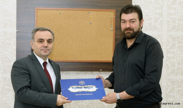 Rektör Altun’dan Yapı İşleri ve Teknik Daire Başkanlığı  Personeline Teşekkür Ziyareti!