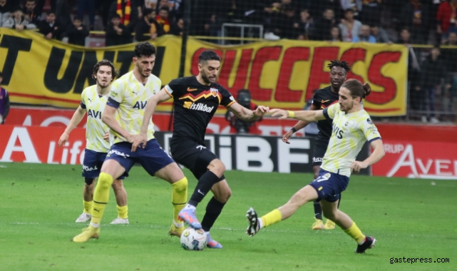 Spor Toto Süper Lig: Kayserispor: 1 - Fenerbahçe: 2