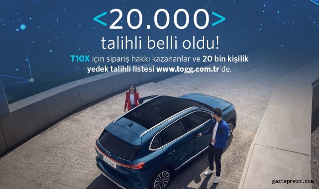 Yerli otomobil Togg'un ilk sahipleri belli oldu!