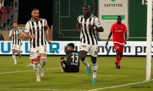 Beşiktaş üç puanı iki golle aldı!