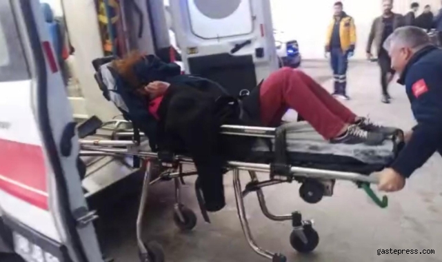 Boğazından bıçaklanan kadın ağır yaralandı!
