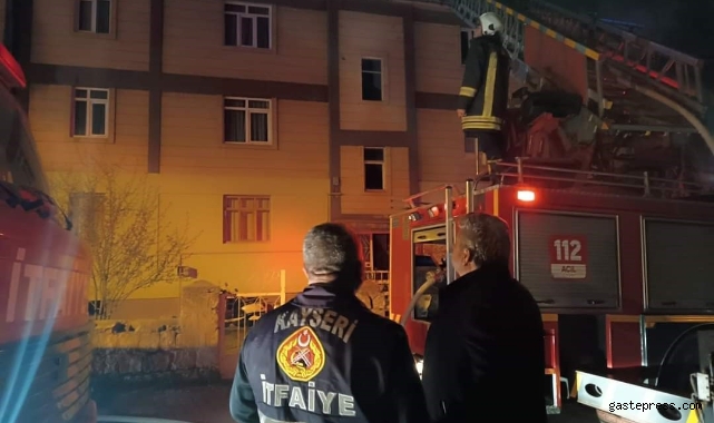 Kayseri Bünyan’da korkutan yangın!