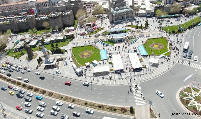 Kayseri’de bayram yoğunluğu!