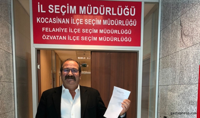 Kayseri'den Bağımsız aday oldu!