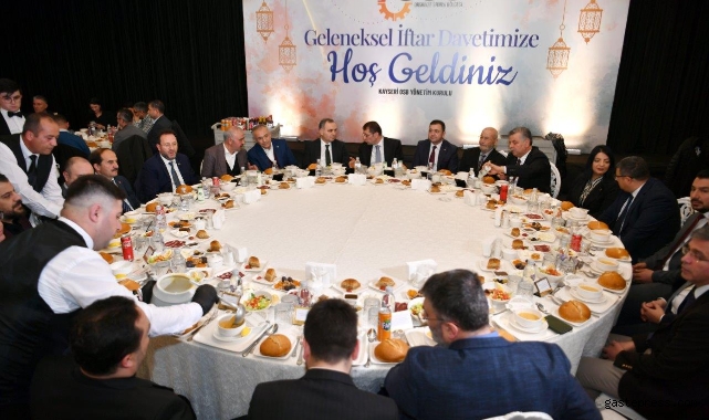 Kayseri OSB’nin iftar Yemeği Gerçekleştirildi!