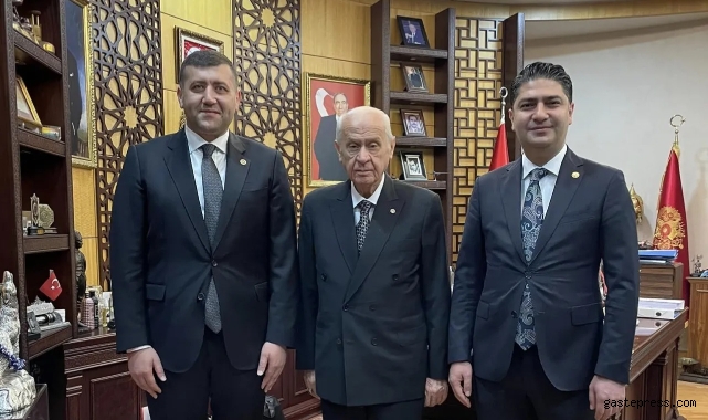 Bahçeli'yi birlikte ziyaret ettiler...