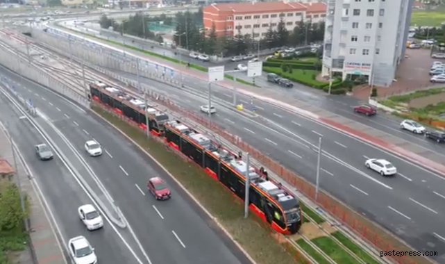 Başkan Büyükkılıç söz verdi, yeni hattın test sürüşleri başladı!