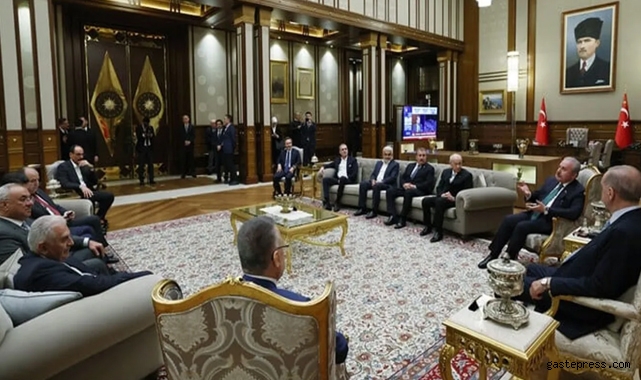 Cumhurbaşkanı Erdoğan Cumhur İttifakı liderleriyle görüştü!