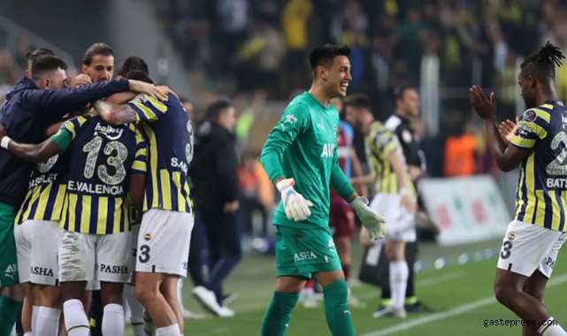 Fenerbahçe evinde Trabzonspor'u 3-1 mağlup etti!