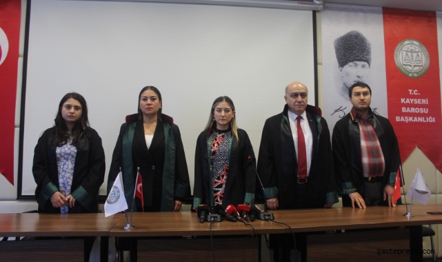 Kayseri Barosu'ndan küçük kızın skandal görüntülerine tepki!
