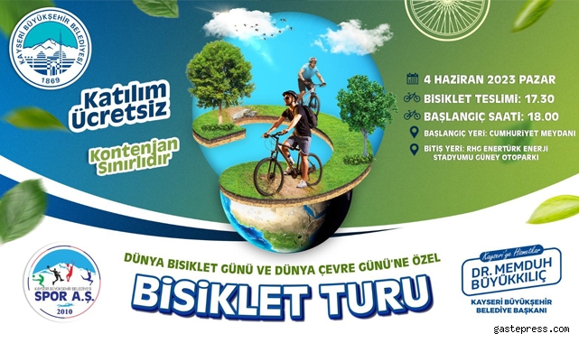 Kayseri Büyükşehir'den 'özel' bisiklet turu!