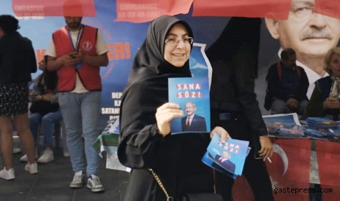 Kayseri'de SP'li hanımlar Kılıçdaroğlu'na oy istedi!